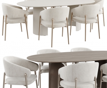 Modern Dining Table And Chairs-ID:633773095