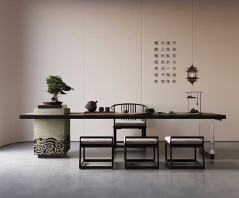 New Chinese Style Tea Tables And Chairs-ID:837548026