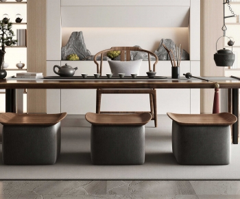 New Chinese Style Tea Tables And Chairs-ID:913369891