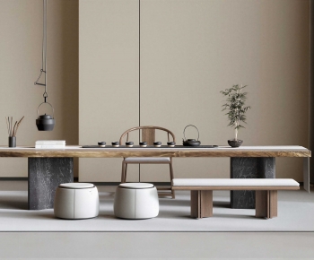 New Chinese Style Tea Tables And Chairs-ID:235668901