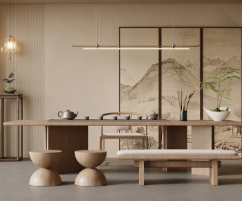 New Chinese Style Tea Tables And Chairs-ID:798783068