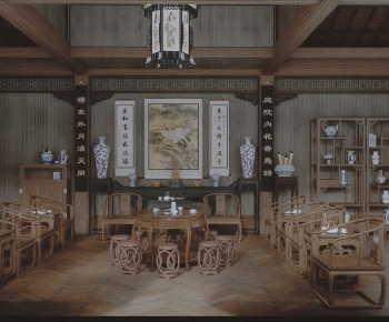 Chinese Style A Living Room-ID:939788102