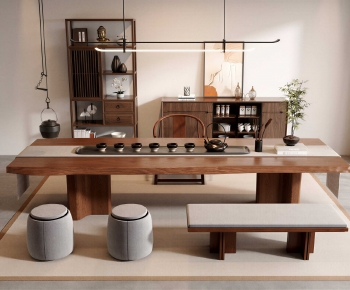 New Chinese Style Tea Tables And Chairs-ID:398180013