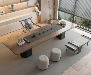 New Chinese Style Tea Tables And Chairs-ID:185872082