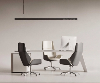 Modern Office Desk And Chair-ID:462332962