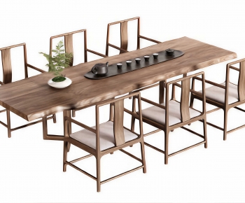 New Chinese Style Tea Tables And Chairs-ID:498147966