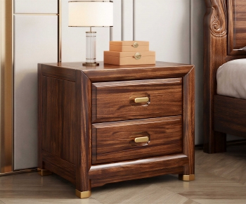 New Chinese Style Bedside Cupboard-ID:140459581