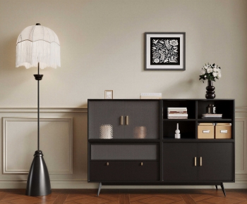 French Style Entrance Cabinet-ID:582345012