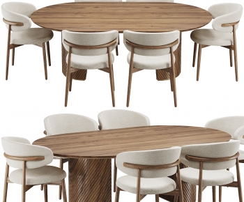 Modern Dining Table And Chairs-ID:874478103