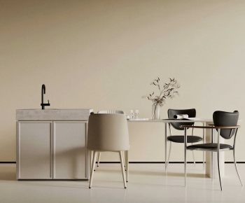 Modern Dining Table And Chairs-ID:919964082