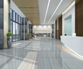 Modern Office Reception Desk-ID:125785119