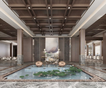 New Chinese Style Reception Hall-ID:757972964