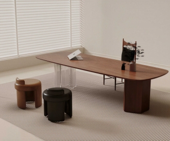 Modern Computer Desk And Chair-ID:151021967