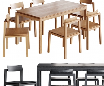 Modern Dining Table And Chairs-ID:992104051