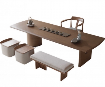 New Chinese Style Tea Tables And Chairs-ID:349981072