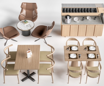 Modern Dining Table And Chairs-ID:736388927