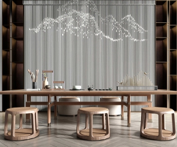 New Chinese Style Tea Tables And Chairs-ID:687220115