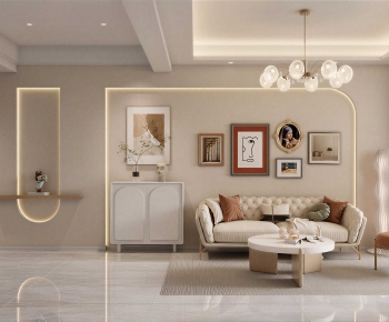 Modern A Living Room-ID:853425037