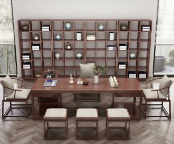 New Chinese Style Tea Tables And Chairs-ID:882464891