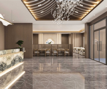 New Chinese Style Reception Hall-ID:742363937