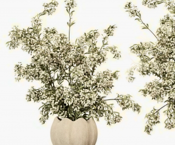 Modern Potted Green Plant-ID:217715029