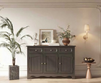 French Style Side Cabinet-ID:774291048