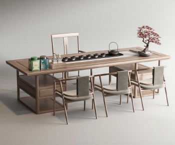 New Chinese Style Tea Tables And Chairs-ID:281753067