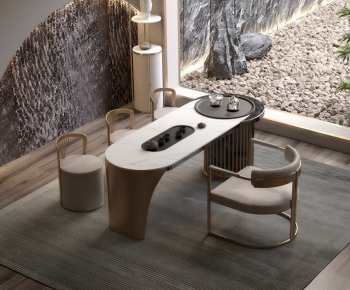 New Chinese Style Tea Tables And Chairs-ID:774130114