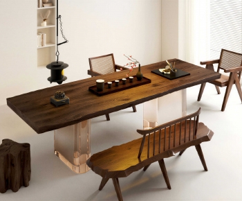 Wabi-sabi Style Tea Tables And Chairs-ID:155935055