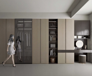 Modern Clothes Storage Area-ID:956357967