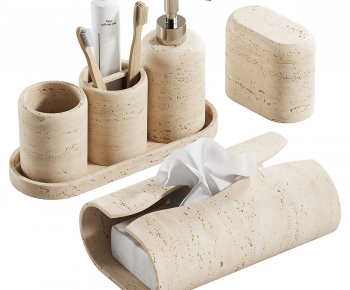 Wabi-sabi Style Bathroom Set-ID:594924933