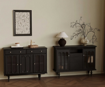 French Style Entrance Cabinet-ID:627827889