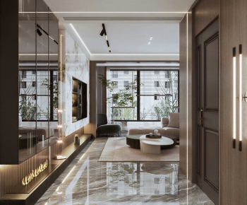 Modern A Living Room-ID:492472895