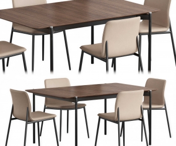 Modern Dining Table And Chairs-ID:399522078
