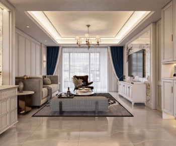 American Style A Living Room-ID:593199788