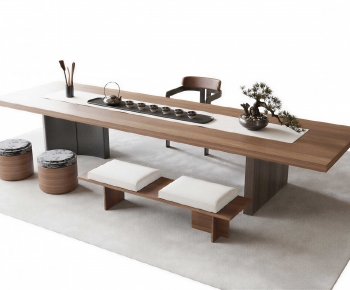 New Chinese Style Tea Tables And Chairs-ID:505402094