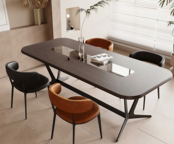 Modern Dining Table And Chairs-ID:419299638