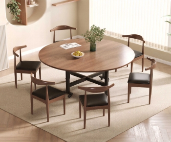 Modern Dining Table And Chairs-ID:475011116