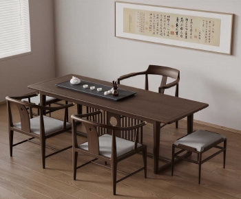 New Chinese Style Tea Tables And Chairs-ID:203078032