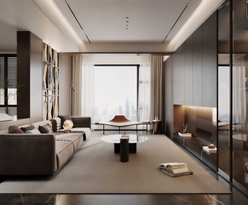 Modern A Living Room-ID:358789923