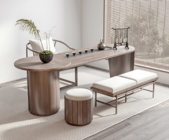 New Chinese Style Tea Tables And Chairs-ID:543586029