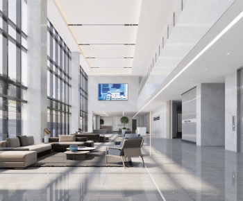 Modern Office Reception Desk-ID:728037125