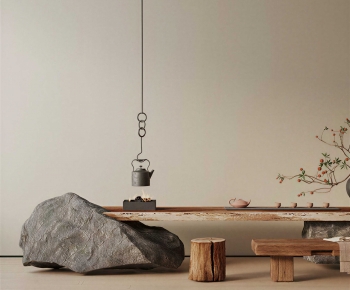 New Chinese Style Tea Tables And Chairs-ID:959132911