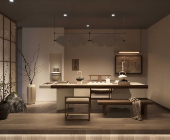 New Chinese Style Tea House-ID:677975894