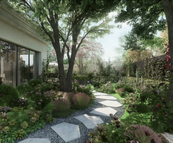 Modern Courtyard/landscape-ID:765810042