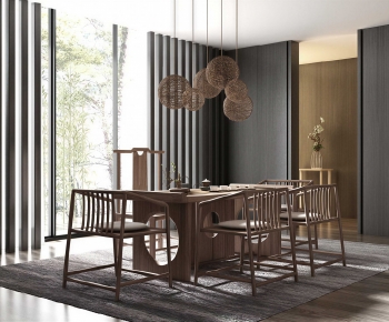 New Chinese Style Tea Tables And Chairs-ID:720309027