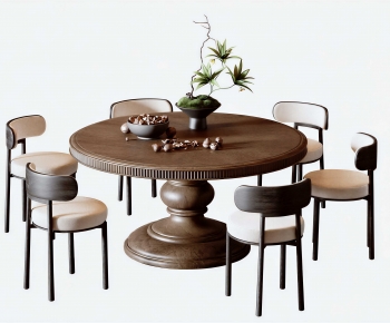 Modern Dining Table And Chairs-ID:363665107