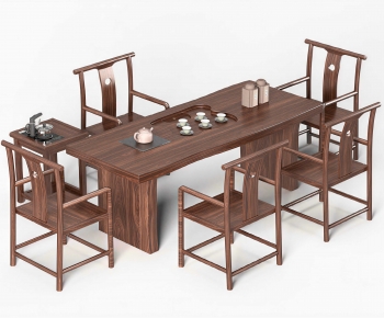 New Chinese Style Tea Tables And Chairs-ID:428900751