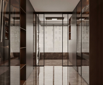 Modern Clothes Storage Area-ID:741919992