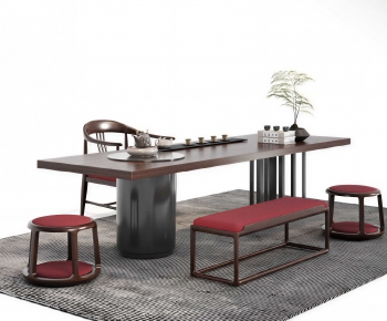 New Chinese Style Tea Tables And Chairs-ID:278790954